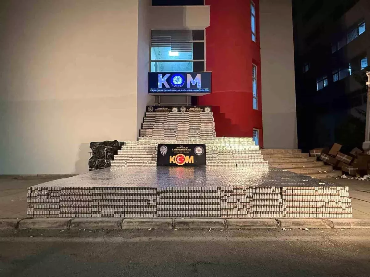 adanada 105 bin paket kacak sigara ele ge gecirildi bBdhzSOk.jpg