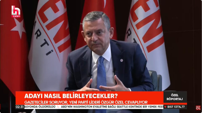 Ozgur ozel baskin secim planini acikladi yeni partinin potansiyel oy oranini da verdi u9dwDSVx